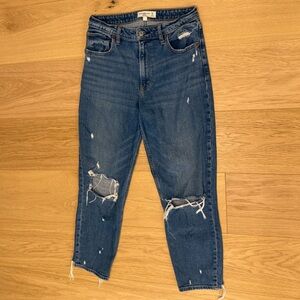 Abercrombie Mom curve love jeans